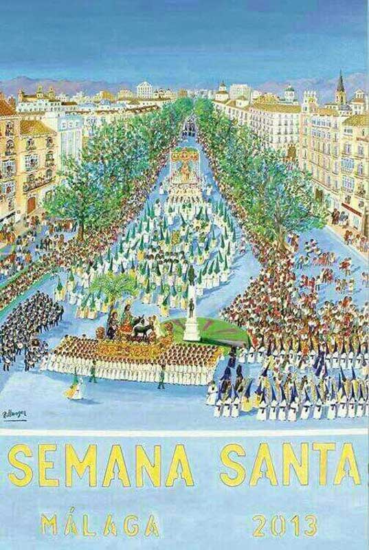 Cartel de la Semana Santa de Málaga de 2013