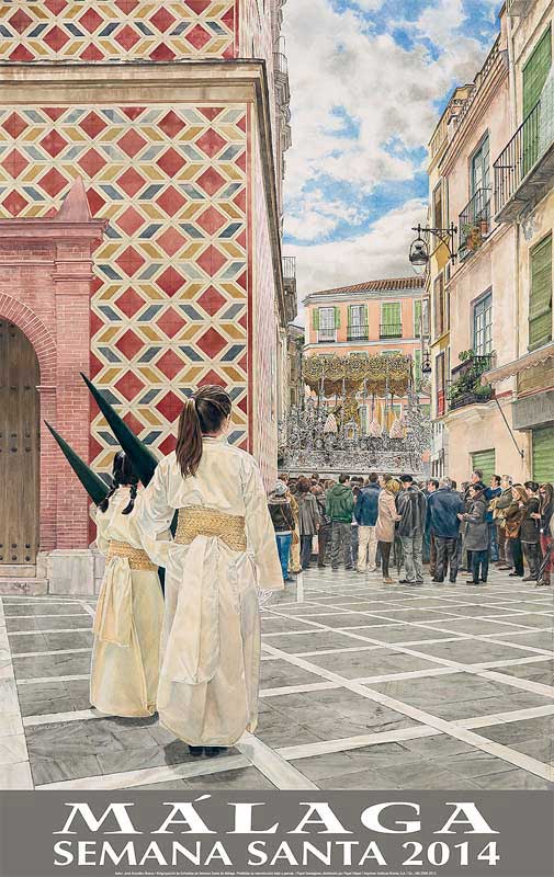 Cartel de la Semana Santa de Málaga de 2014