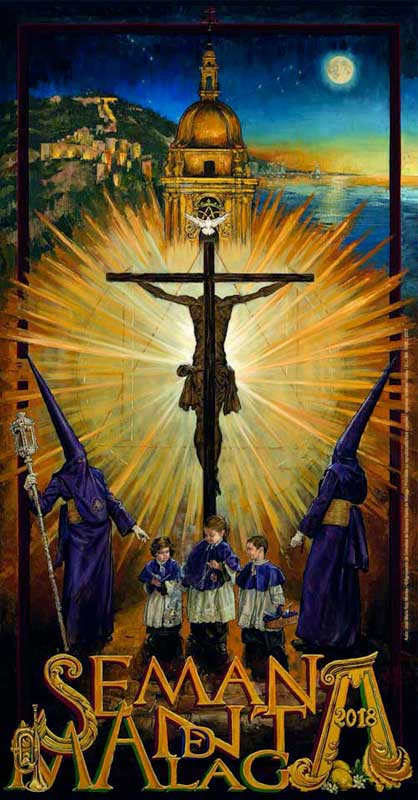Cartel de la Semana Santa de Málaga de 2018