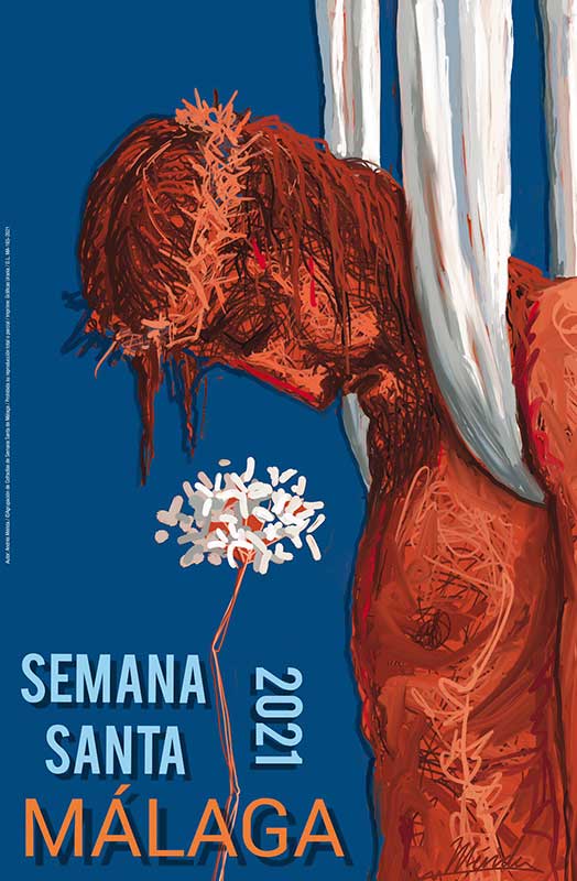 Cartel de la Semana Santa de Málaga de 2021