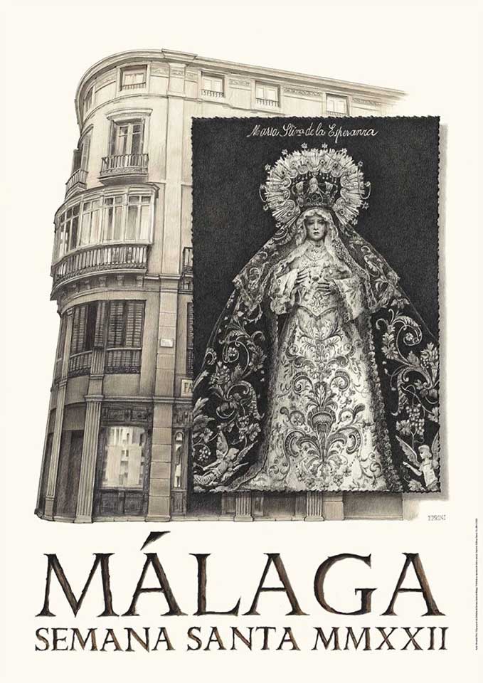 Cartel de la Semana Santa de Málaga de 2022