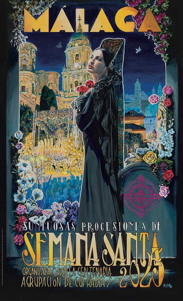 Cartel de la Semana Santa de Málaga de 2023