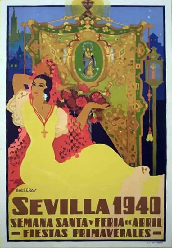 Cartel de la Semana Santa de Sevilla de 1940