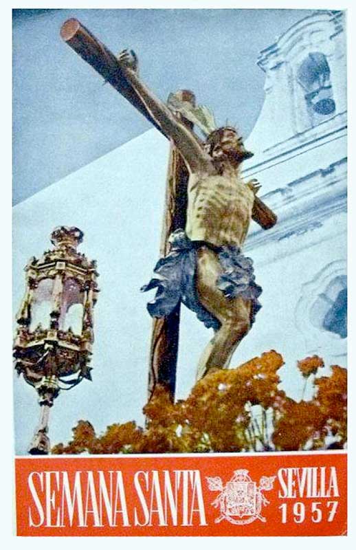 Cartel de la Semana Santa de Sevilla de 1957