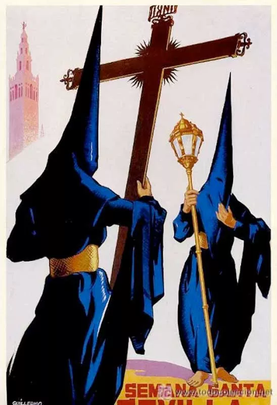 Cartel de la Semana Santa de Sevilla de 1959