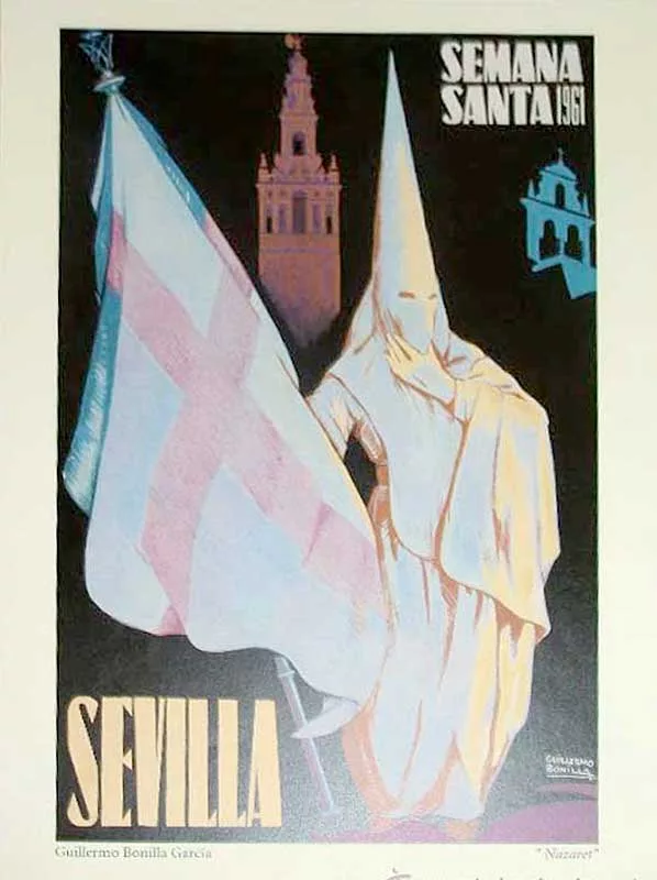 Cartel de la Semana Santa de Sevilla de 1961