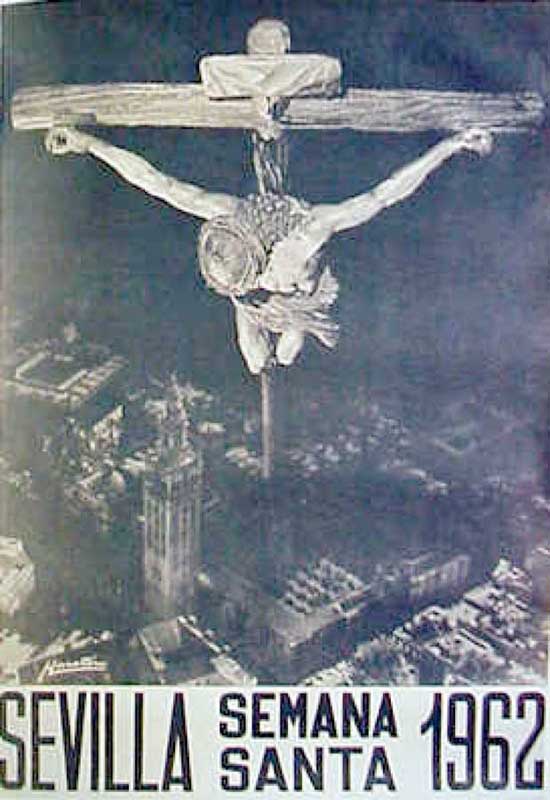 Cartel de la Semana Santa de Sevilla de 1962