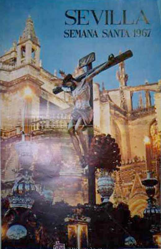 Cartel de la Semana Santa de Sevilla de 1967