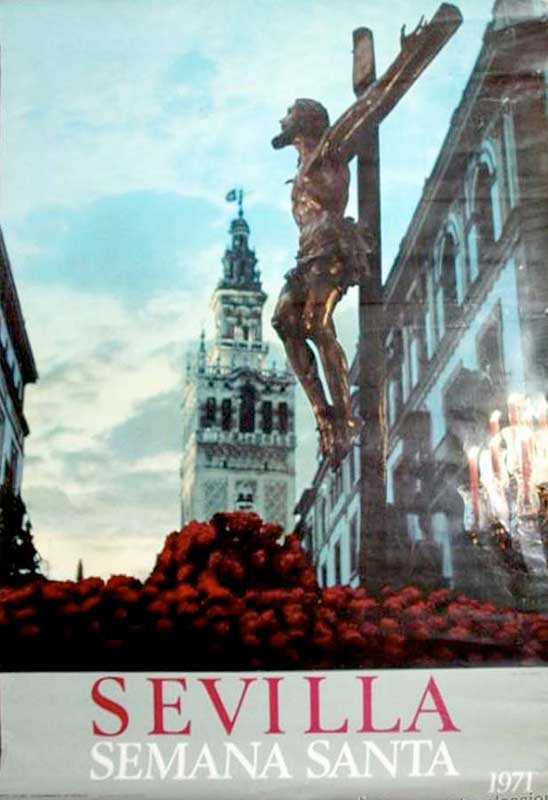 Cartel de la Semana Santa de Sevilla de 1971