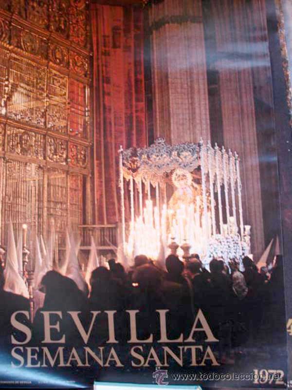 Cartel de la Semana Santa de Sevilla de 1972