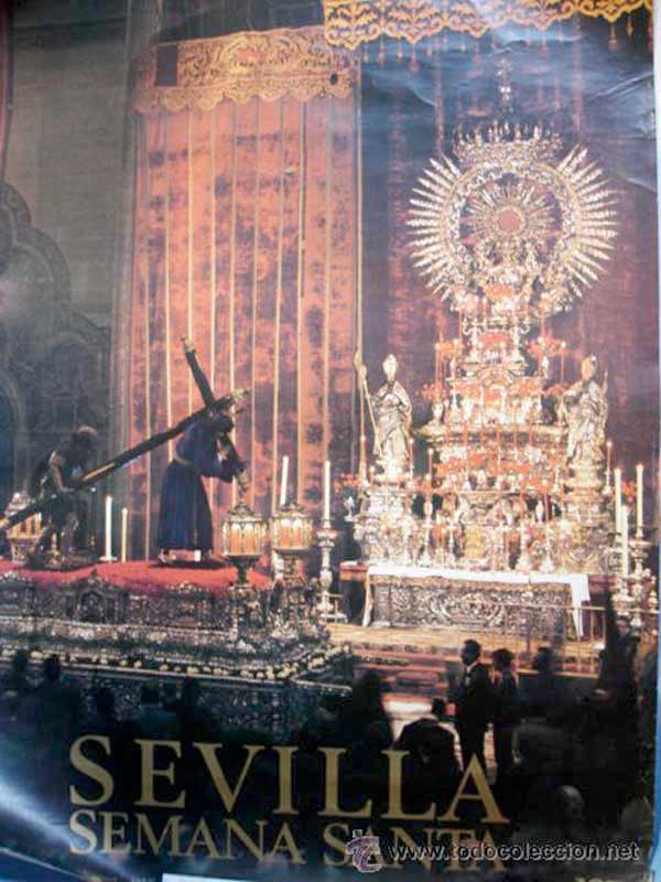 Cartel de la Semana Santa de Sevilla de 1974