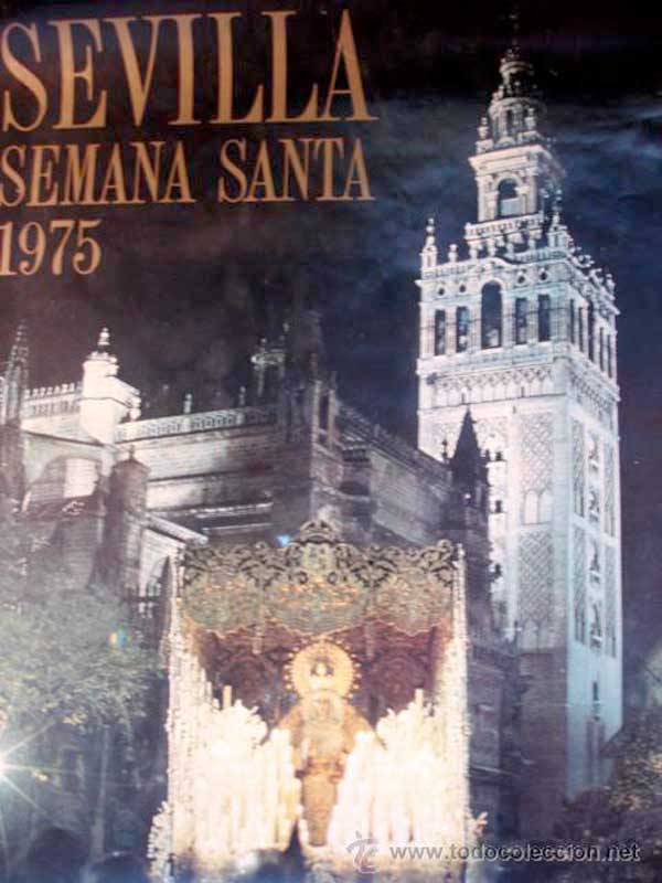 Cartel de la Semana Santa de Sevilla de 1975
