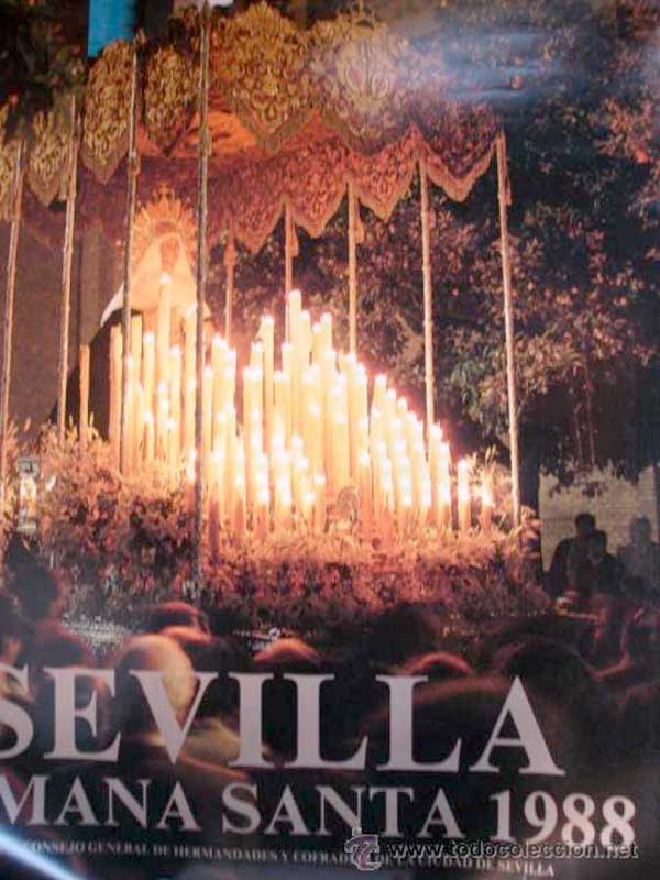 Cartel de la Semana Santa de Sevilla de 1988