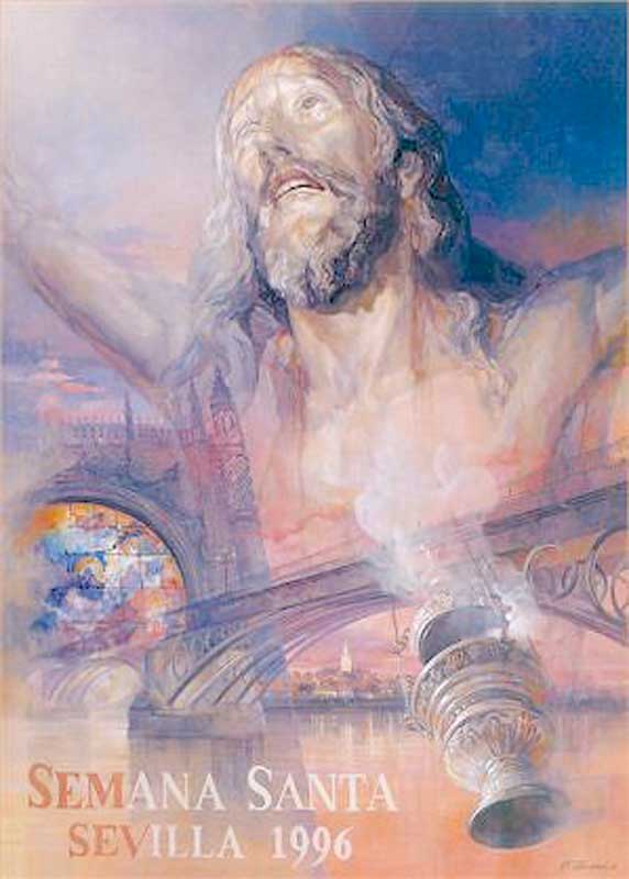 Cartel de la Semana Santa de Sevilla de 1996