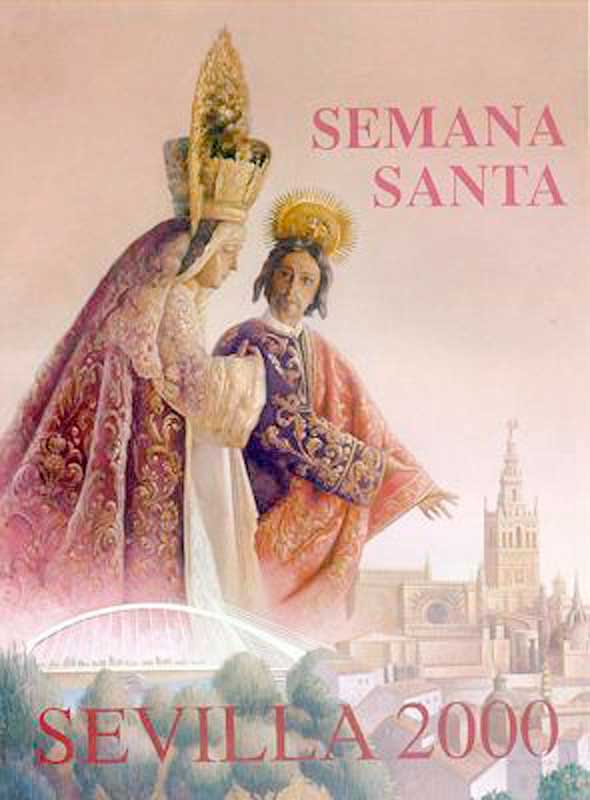 Cartel de la Semana Santa de Sevilla de 2000