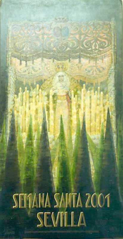 Cartel de la Semana Santa de Sevilla de 2001