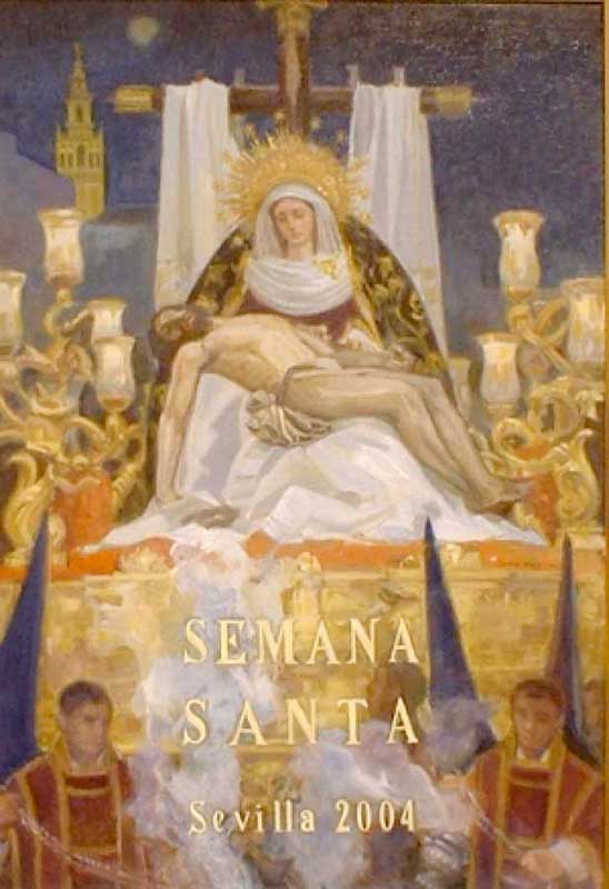 Cartel de la Semana Santa de Sevilla de 2004