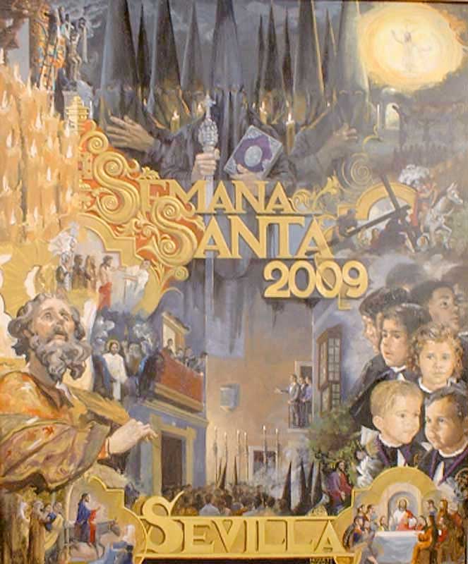Cartel de la Semana Santa de Sevilla de 2009