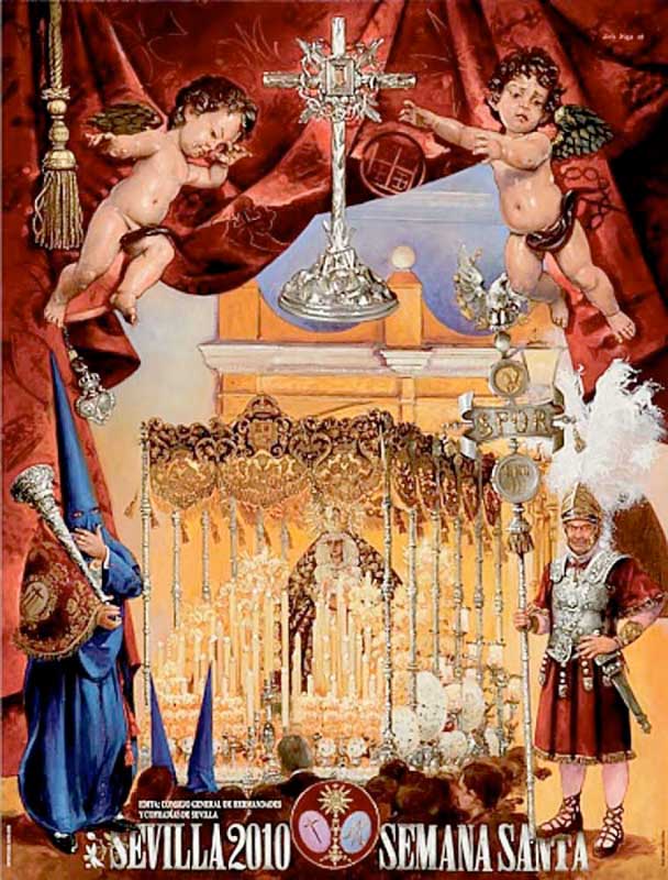 Cartel de la Semana Santa de Sevilla de 2010