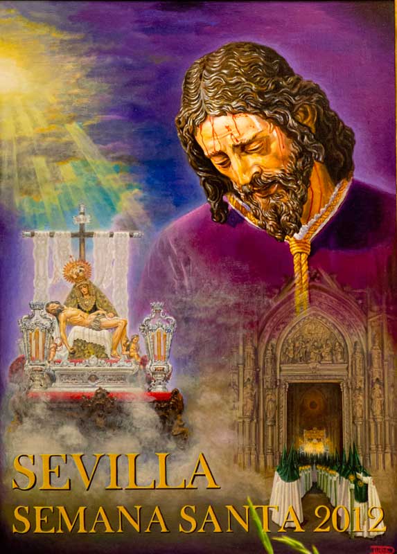 Cartel de la Semana Santa de Sevilla de 2012