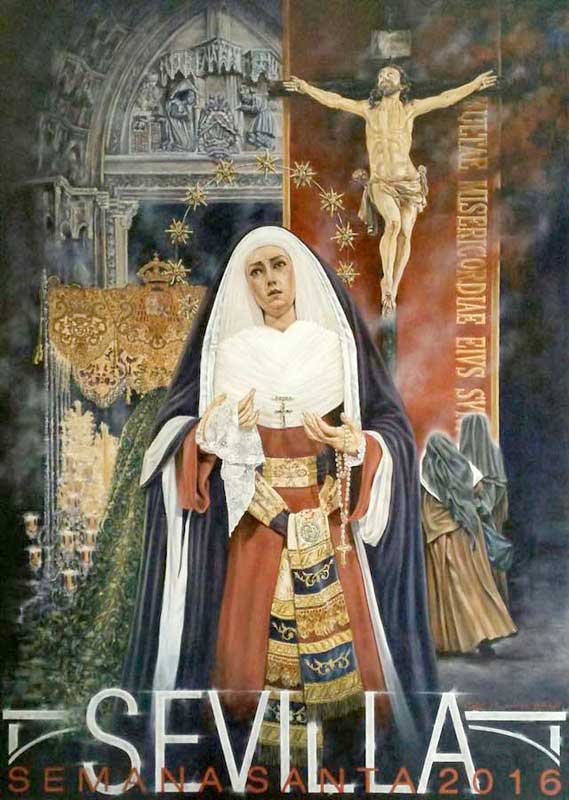 Cartel de la Semana Santa de Sevilla de 2016