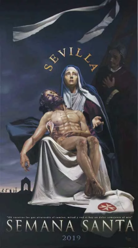 Cartel de la Semana Santa de Sevilla de 2019