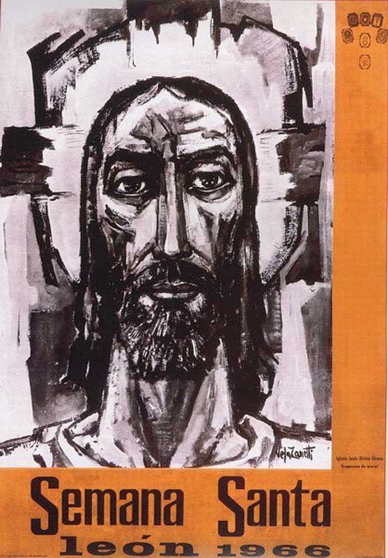 Cartel de la Semana Santa de León de 1966