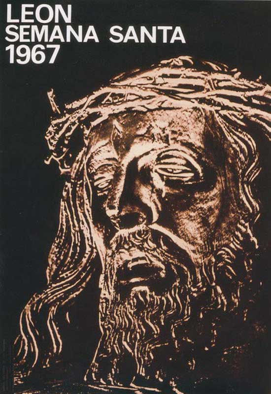 Cartel de la Semana Santa de León de 1967