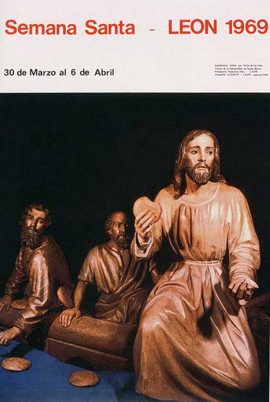 Cartel de la Semana Santa de León de 1969