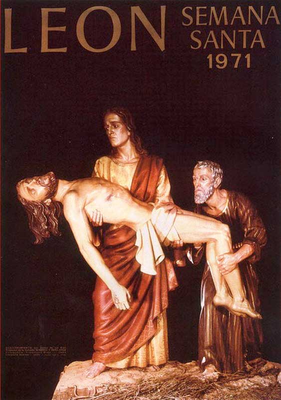 Cartel de la Semana Santa de León de 1971