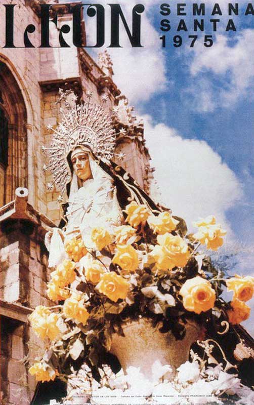 Cartel de la Semana Santa de León de 1975
