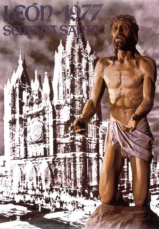 Cartel de la Semana Santa de León de 1977