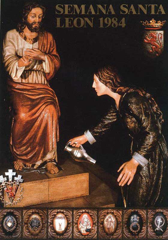 Cartel de la Semana Santa de León de 1984