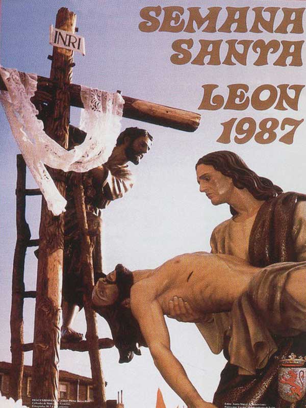 Cartel de la Semana Santa de León de 1987