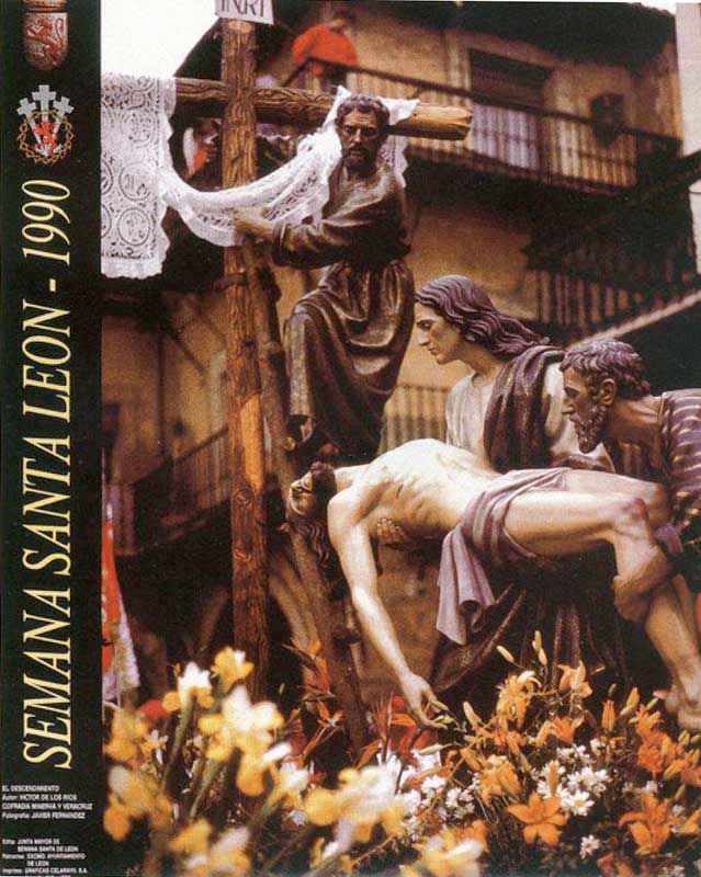 Cartel de la Semana Santa de León de 1990