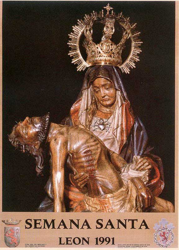 Cartel de la Semana Santa de León de 1991