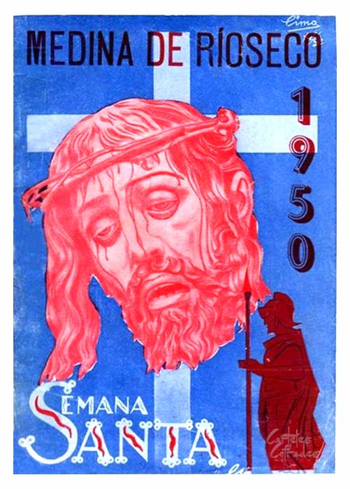 Cartel de la Semana Santa de Medina de Rioseco de 1950