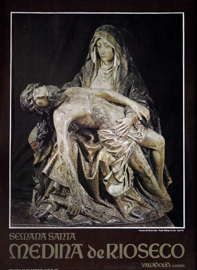 Cartel de la Semana Santa de Medina de Rioseco de 1975