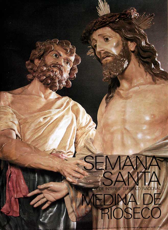 Cartel de la Semana Santa de Medina de Rioseco de 1989