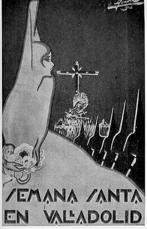Cartel de la Semana Santa de Valladolid de 1925