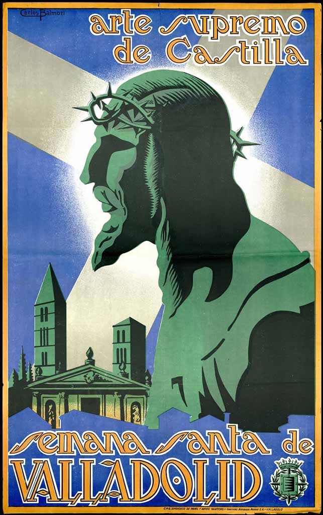 Cartel de la Semana Santa de Valladolid de 1942