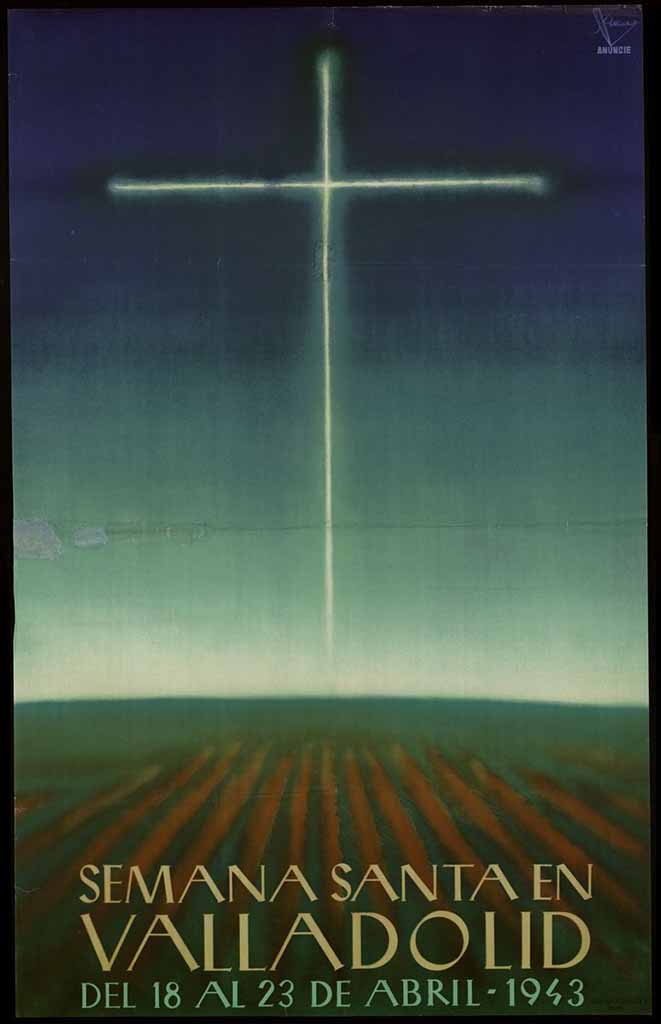 Cartel de la Semana Santa de Valladolid de 1943