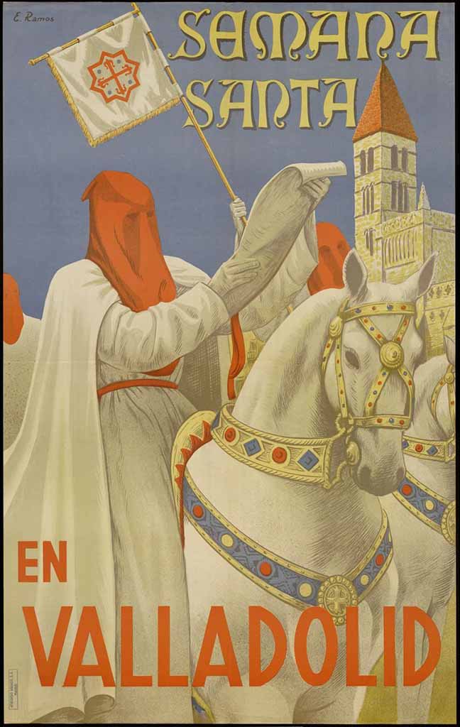 Cartel de la Semana Santa de Valladolid de 1945