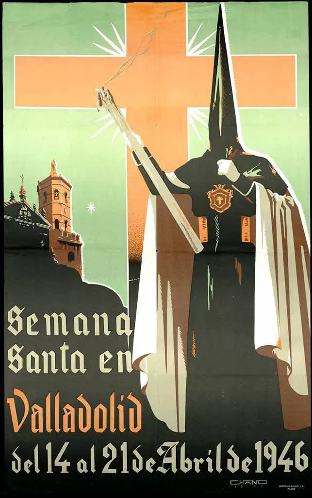 Cartel de la Semana Santa de Valladolid de 1946