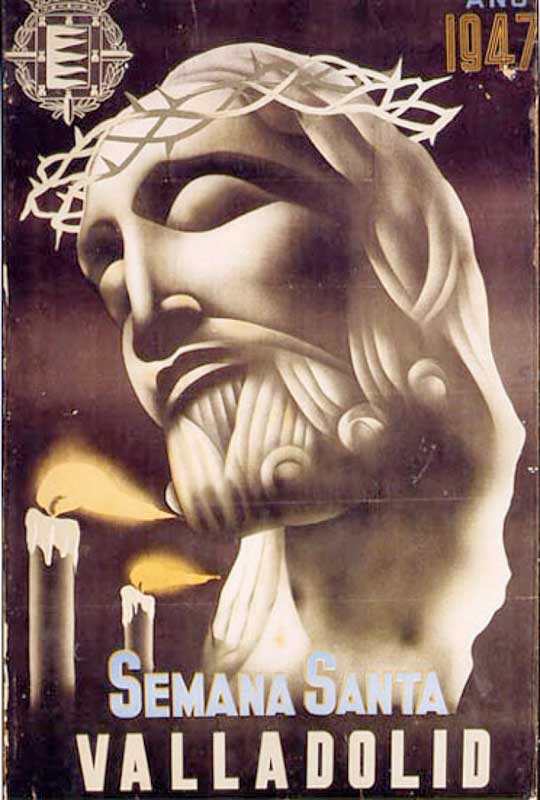Cartel de la Semana Santa de Valladolid de 1947