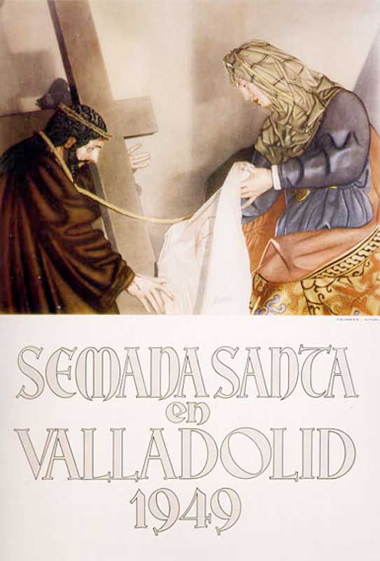 Cartel de la Semana Santa de Valladolid de 1949
