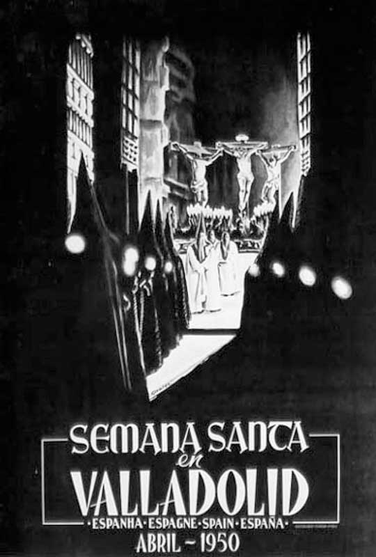 Cartel de la Semana Santa de Valladolid de 1950