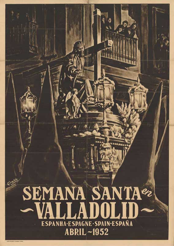 Cartel de la Semana Santa de Valladolid de 1952