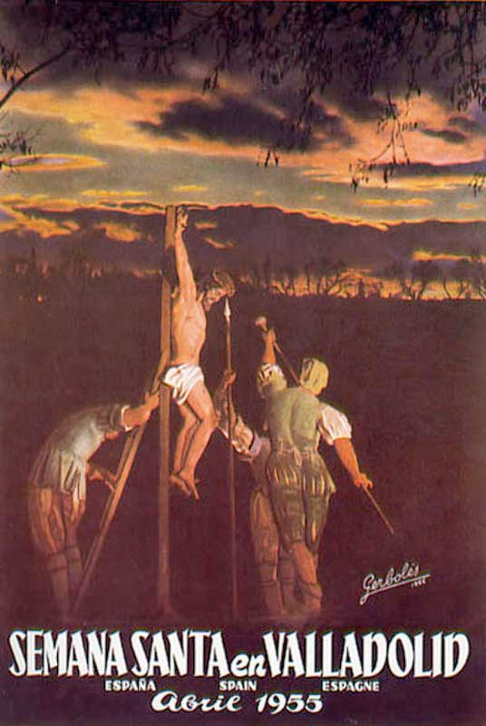 Cartel de la Semana Santa de Valladolid de 1955