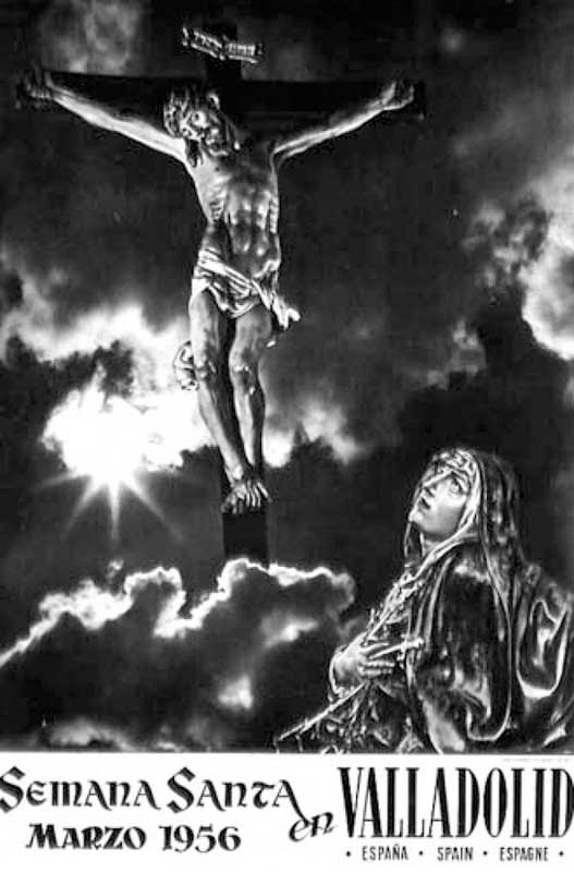 Cartel de la Semana Santa de Valladolid de 1956